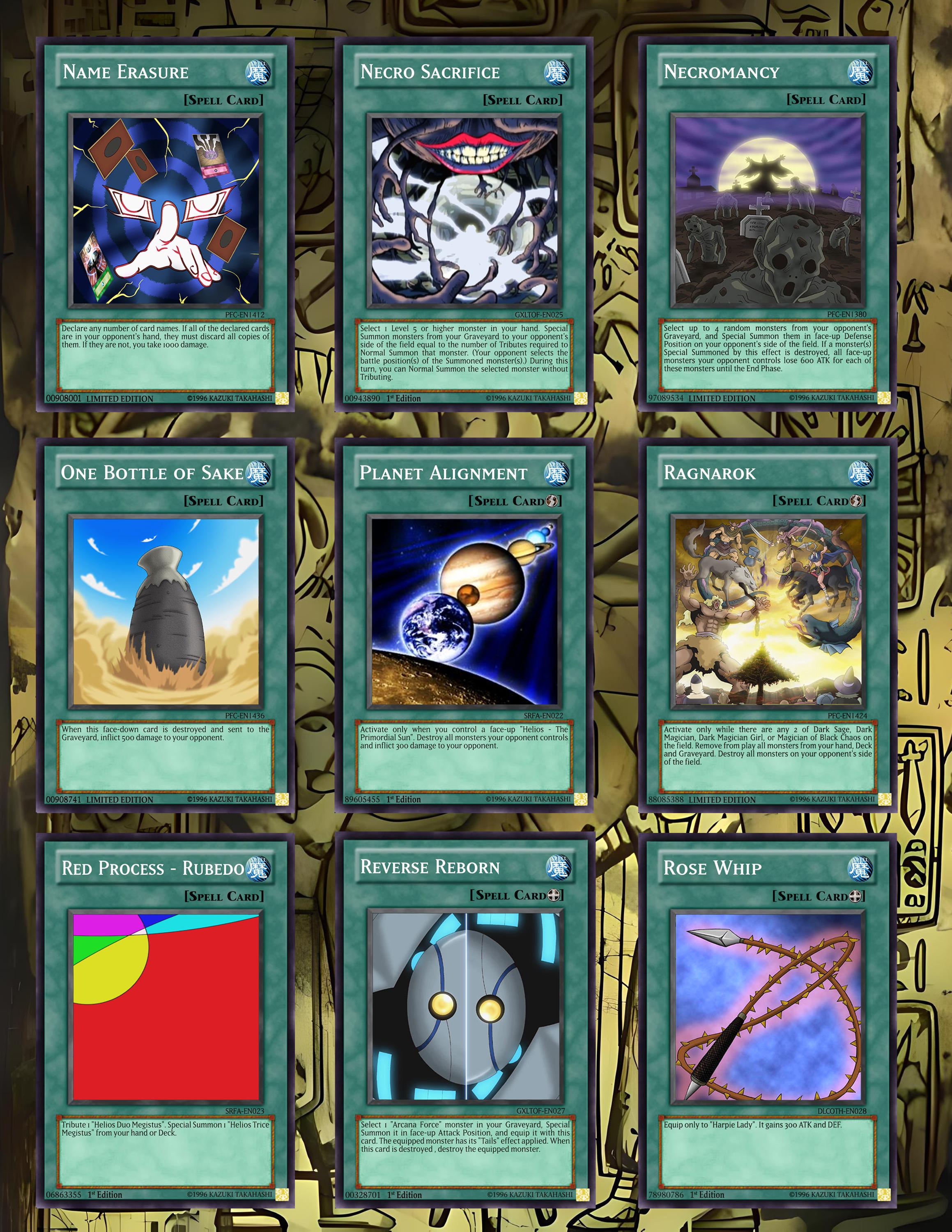 yugioh cards spell Curse of Dragon N.12