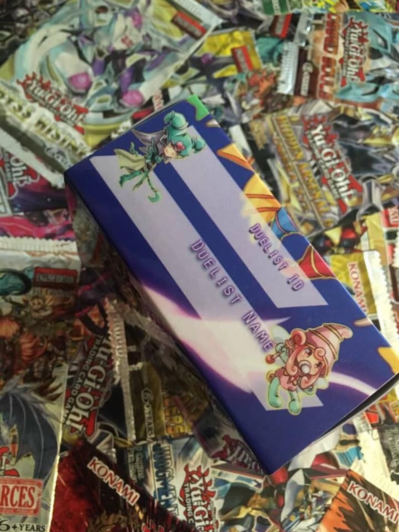 Yugioh Paper Deck Box Yugi Muto Deck Box Etsy
