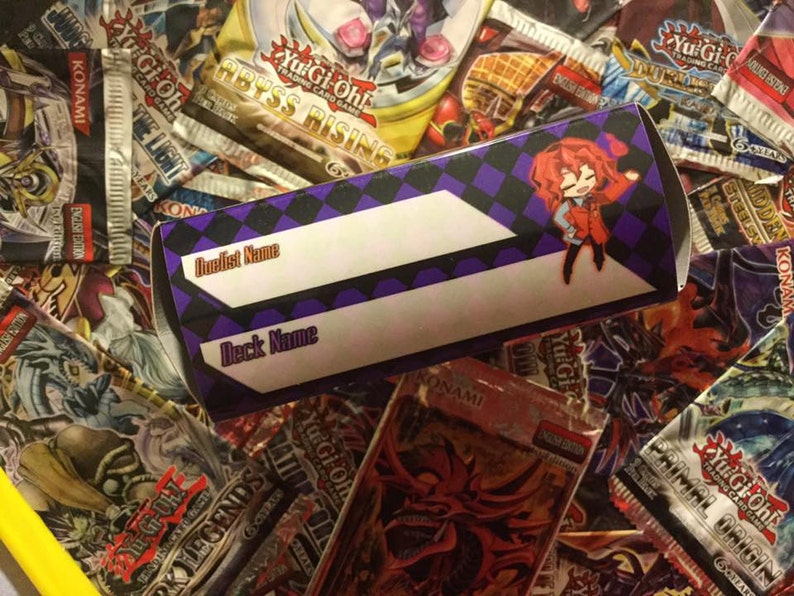 Yugioh Paper Deck Box Dennis Macfield Deck Box Etsy