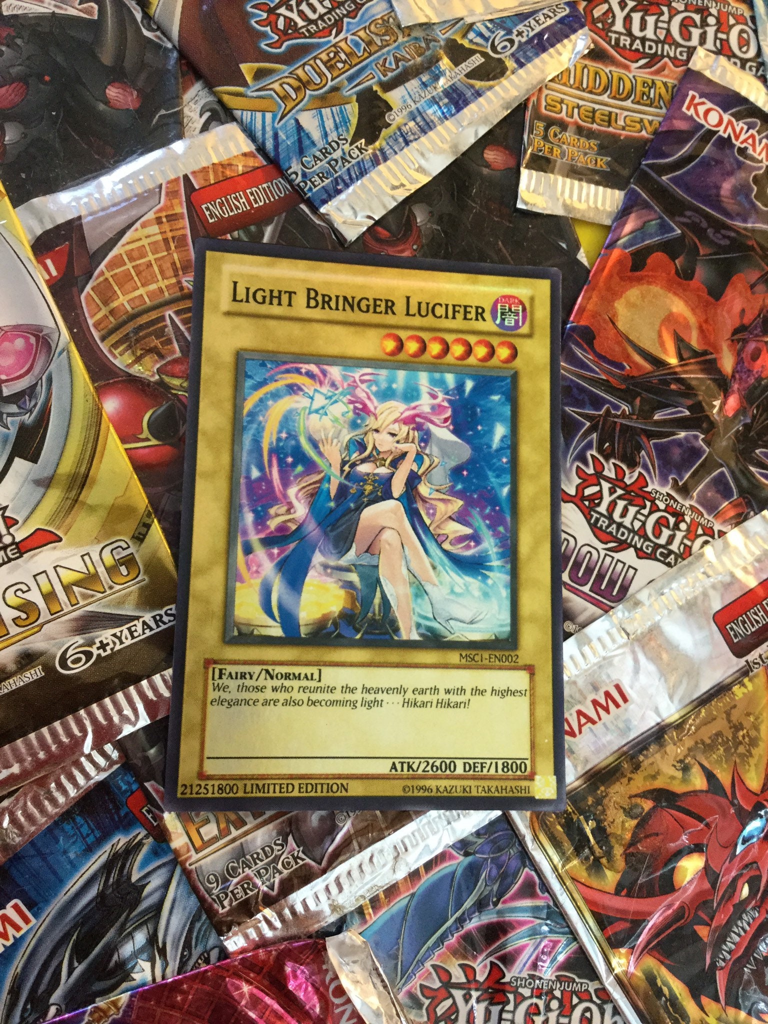 Custom Orica Card Light Bringer Lucifer Proxy! - Etsy