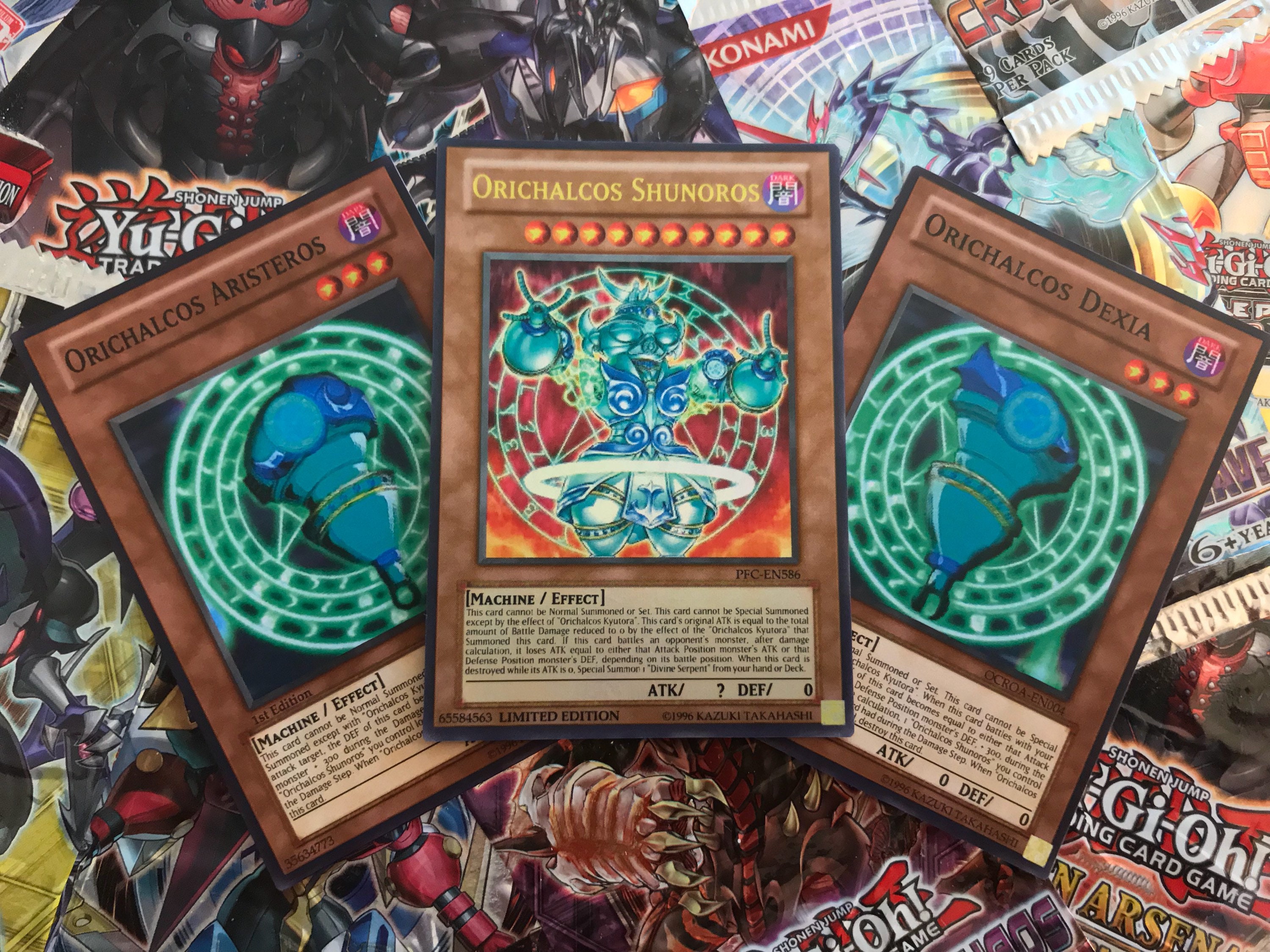 yugioh orichalcos cards Orichalcos Gigas v2 ANIME EFFECT HOLO card