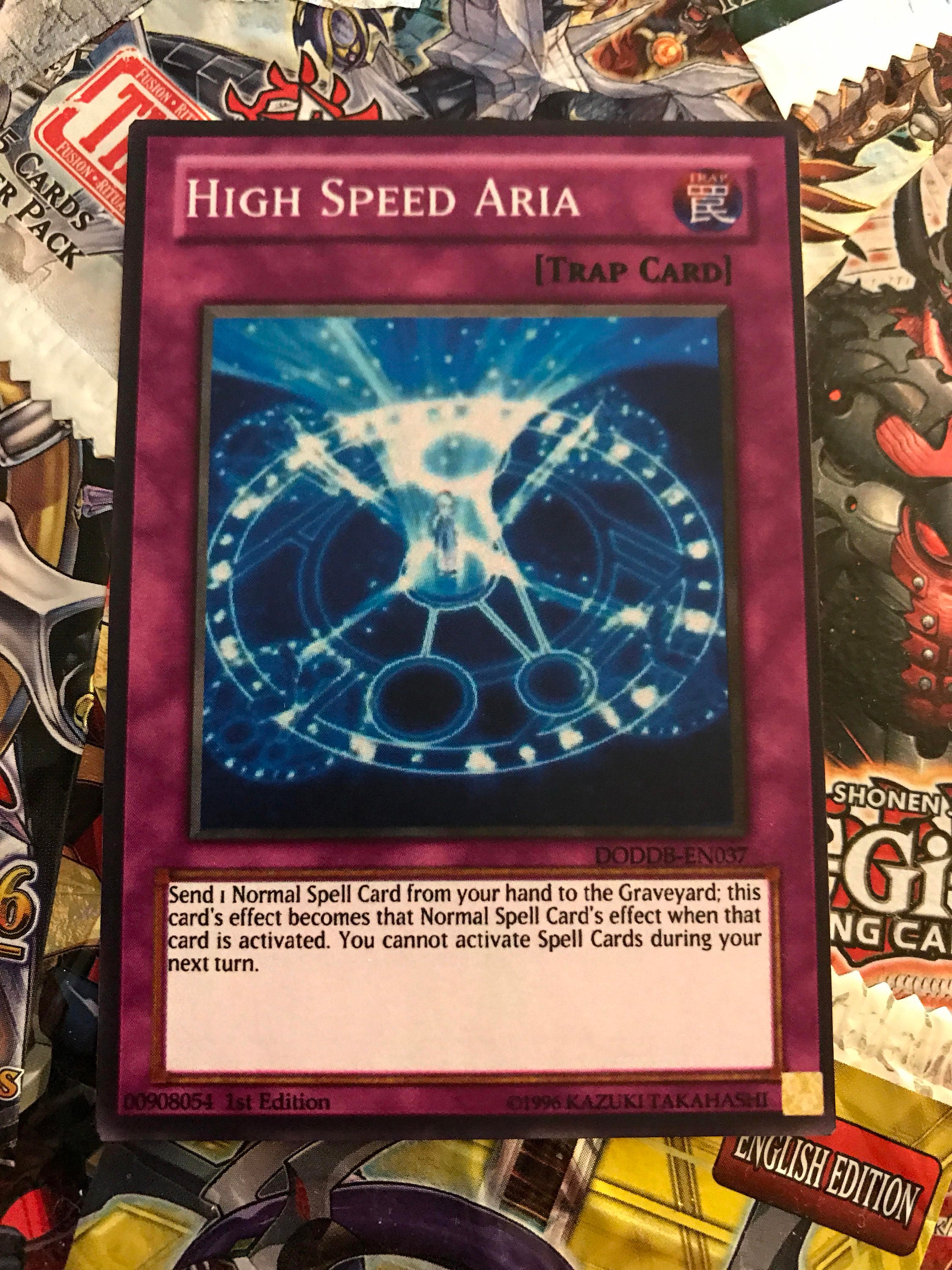 Custom Orica Card High Speed Aria - Etsy