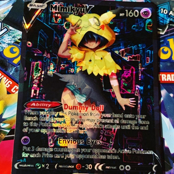 Custom Full Art Mimikyu V -  Hong Kong