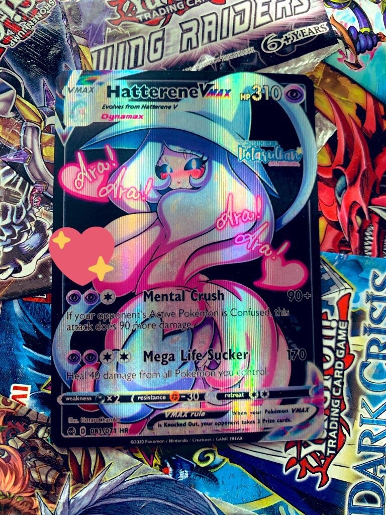 Custom Full Art Hatterene Vmax - Etsy