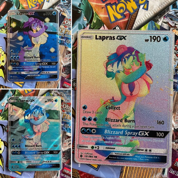 Custom Pokewaifu Lapras GX! - Etsy
