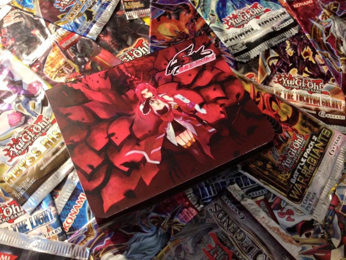 Yugioh Paper Deck Box Akiza and Black Rose Dragon Deck Box Etsy