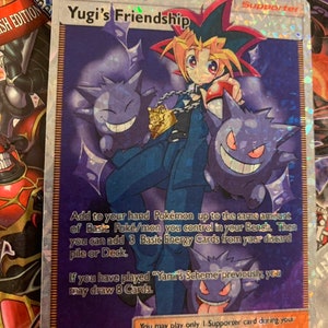 Custom Trainer Full Art Card! Yugi's vriendschap!