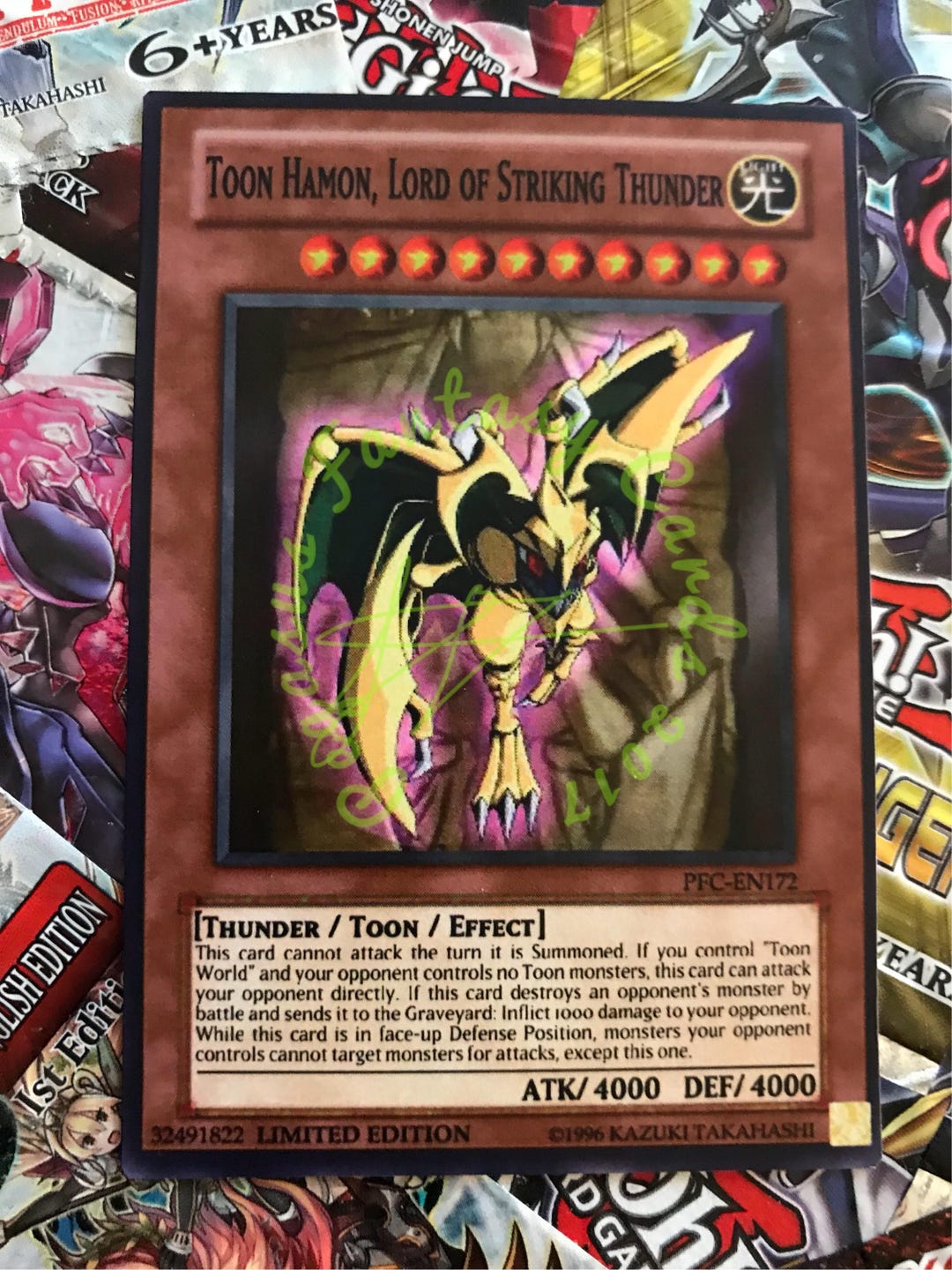 Custom Orica Card Toon Hamon, Lord of Striking Thunder! - Etsy