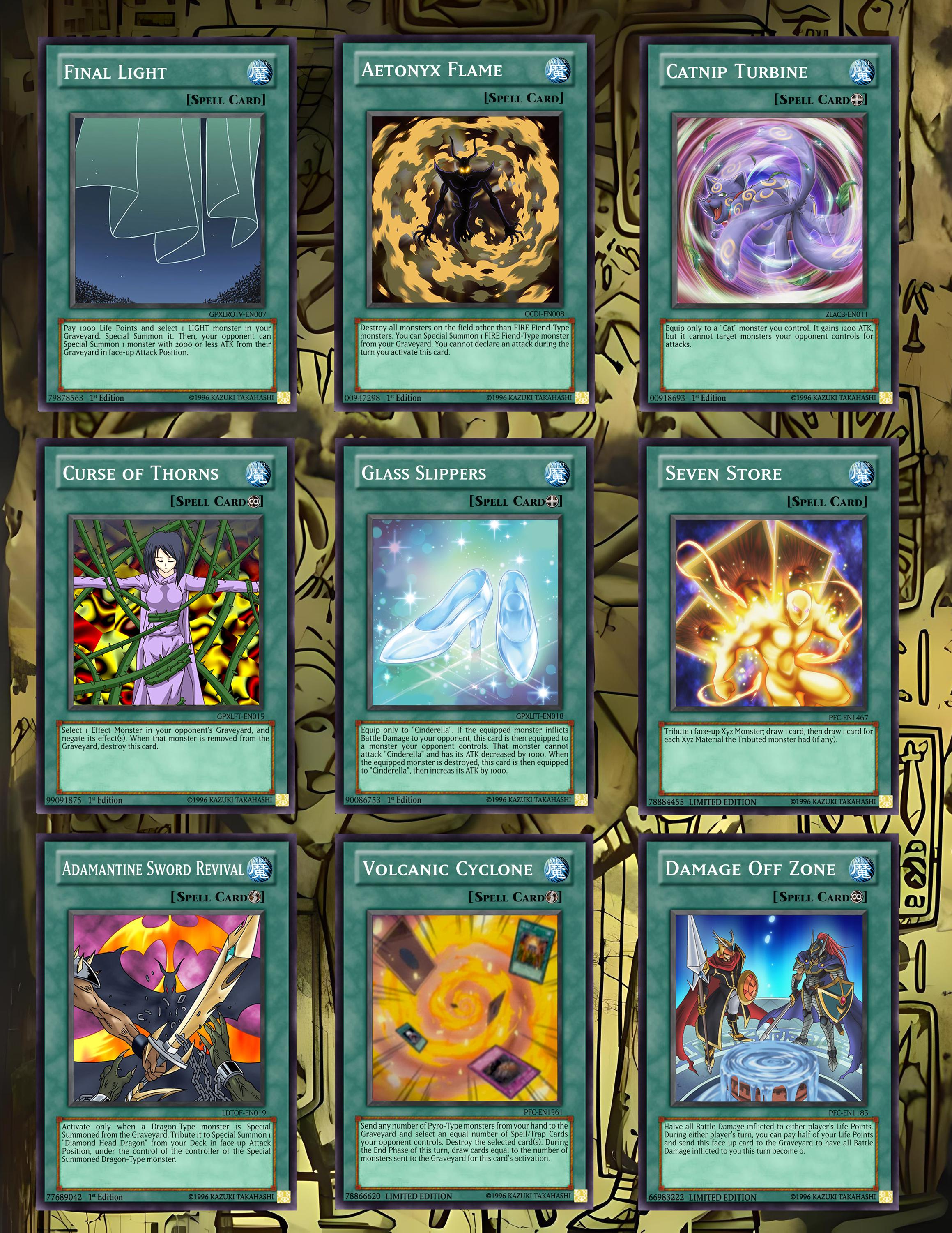 Orica Custom Spell Card! Choose Your Card! List 3! - Etsy Ireland
