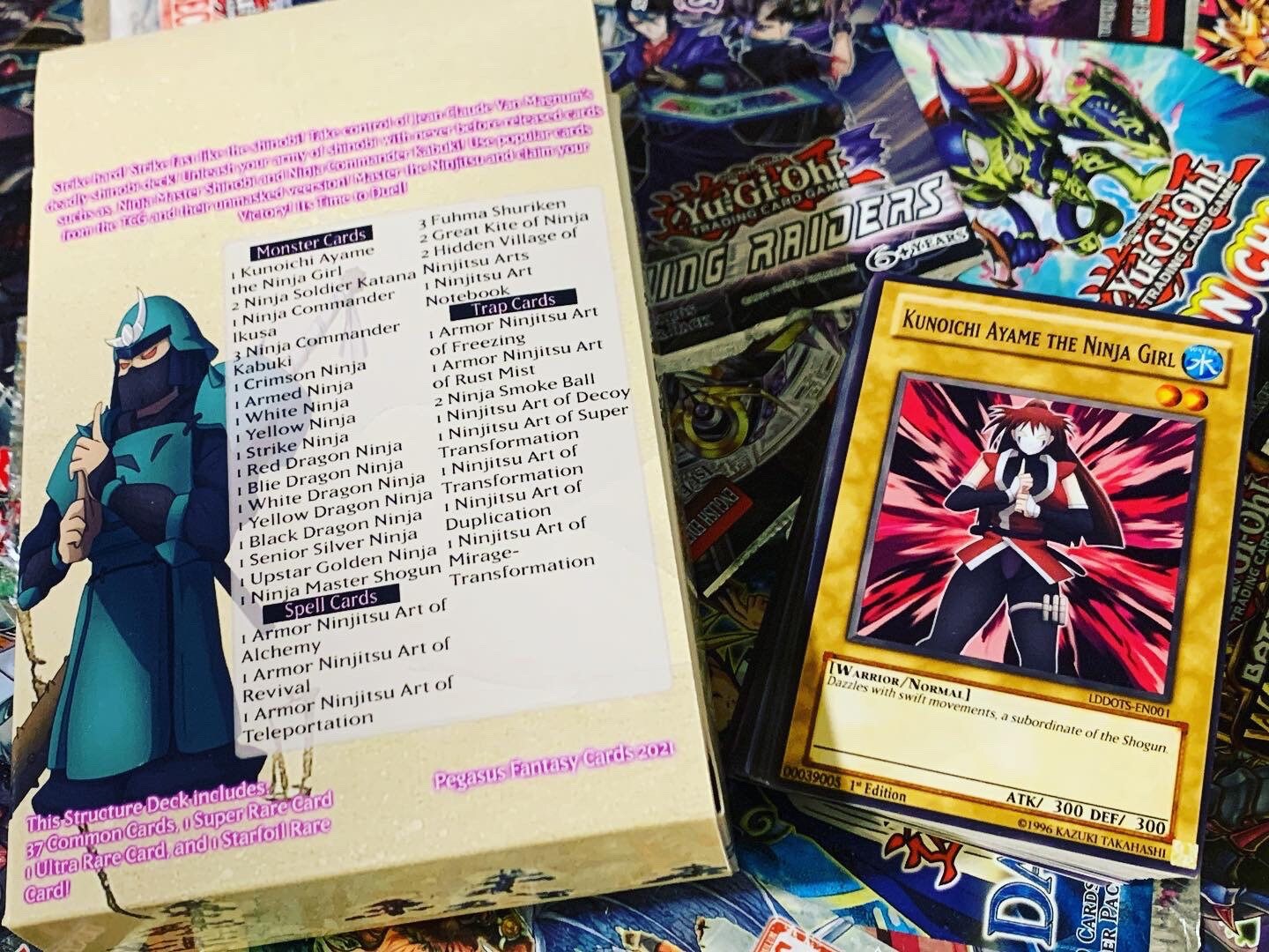Orica Custom Structure Deck! Jean Claude Van Magnum's Dirge of the Shinobi!  - Etsy