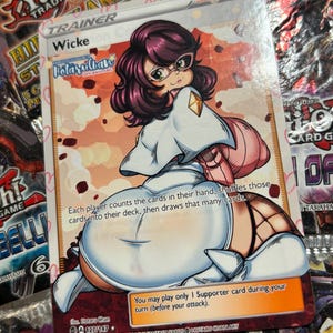 ¡Tarjeta personalizada con arte completo! ¡Wicke!