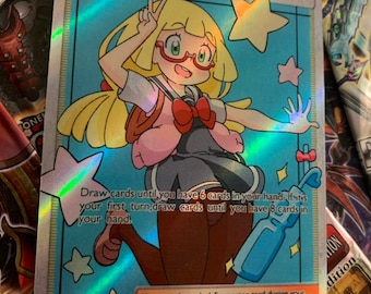 オリカカスタムトレーナーフルアートカード！リーリエ！