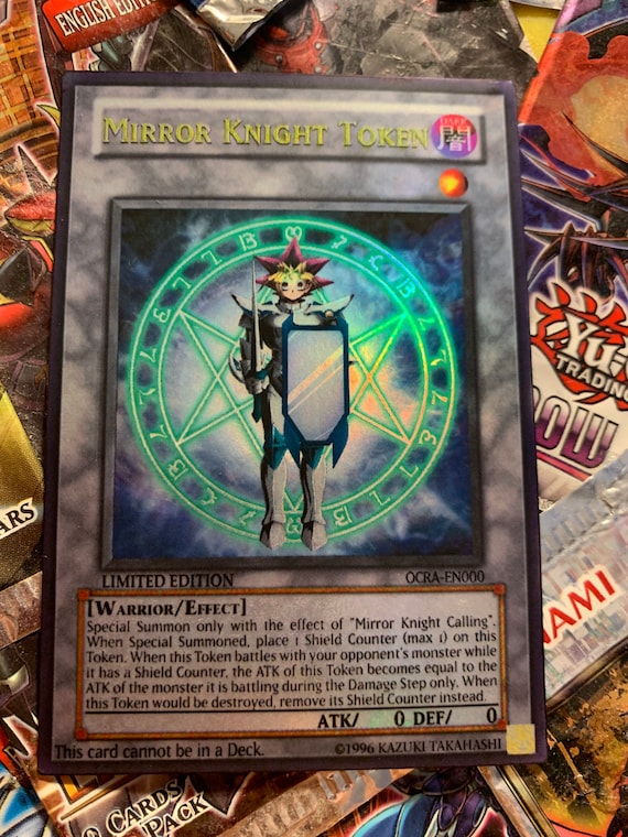 Custom Orica Card Orichalcos Mirror Knight Token! - Etsy Custom Orica Card Orichalcos Mirror Knight Token! - Etsy