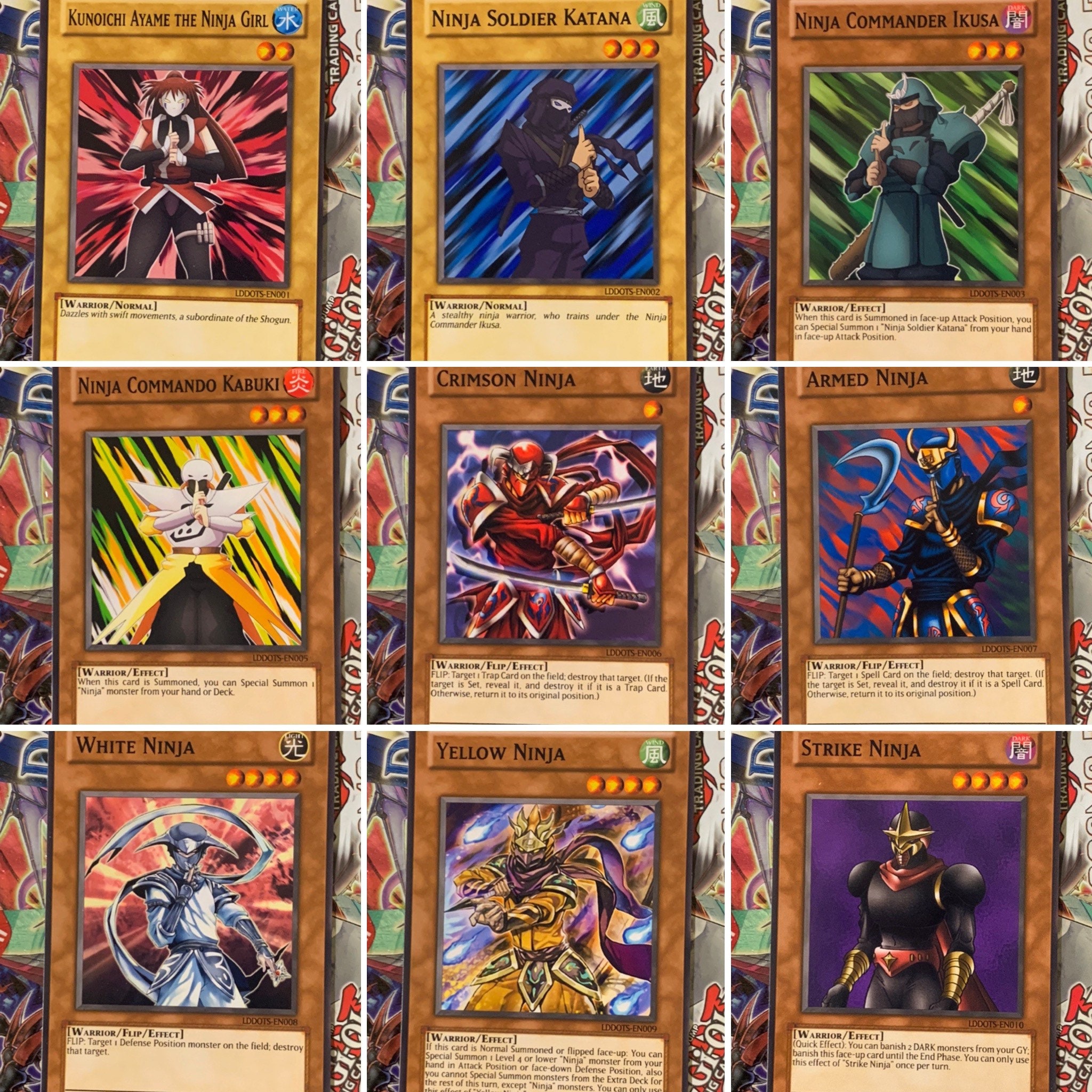Orica Custom Structure Deck! Jean Claude Van Magnum's Dirge of the Shinobi!  - Etsy