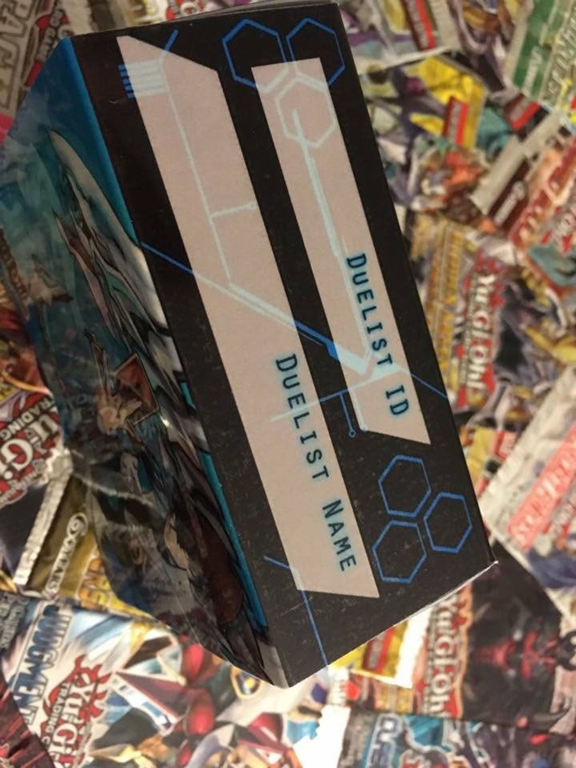 Yugioh Paper Deck Box Seto Kaiba Deck Box Etsy