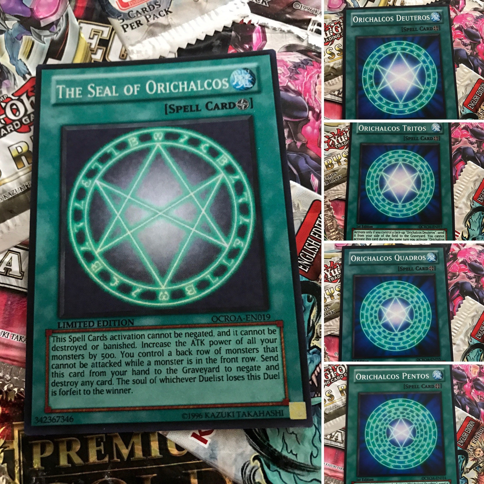 Custom Card the Seals of Orichalcos! - Etsy