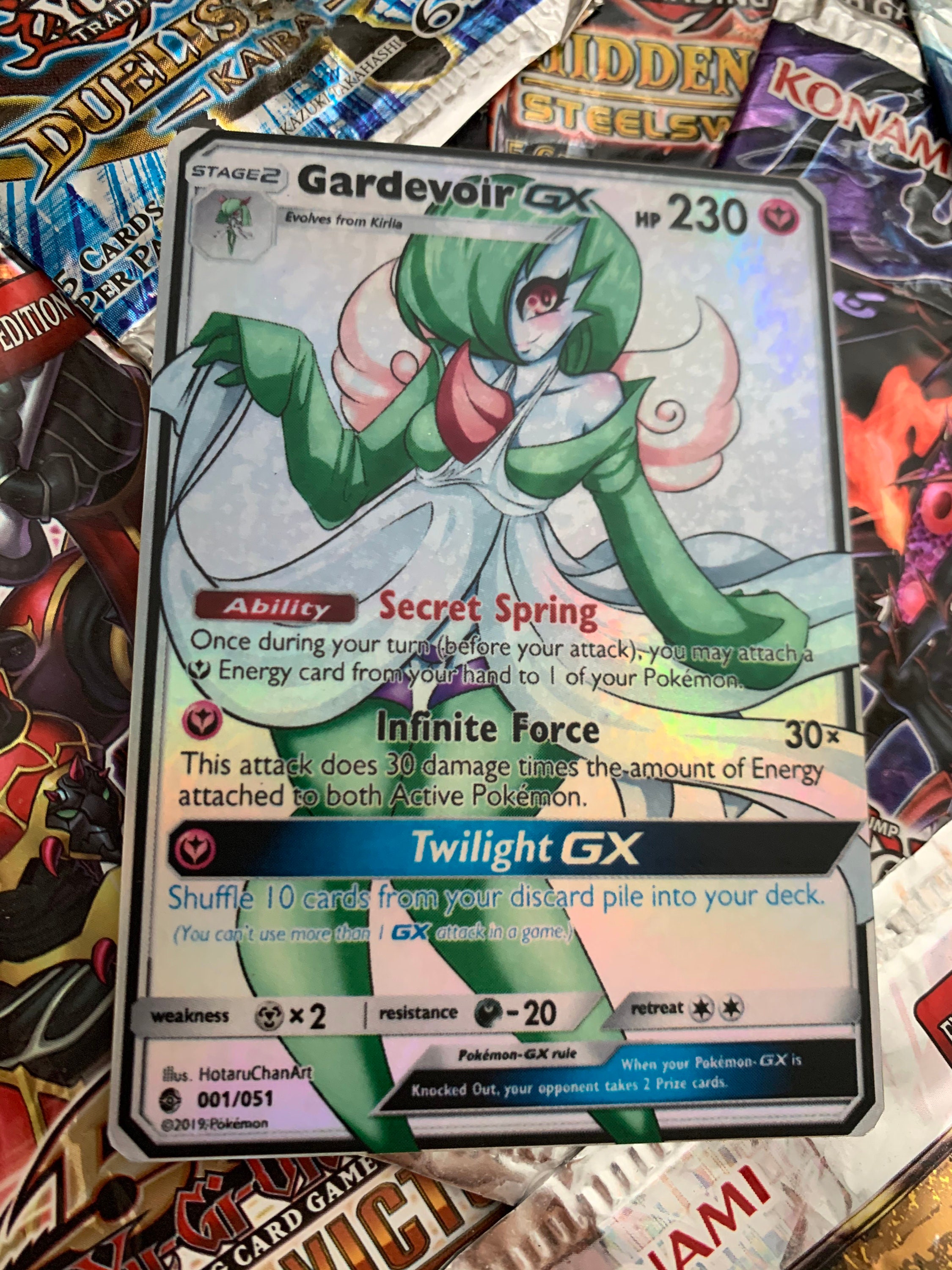 Gardevoir EX HOLOGRAPHIC Custom Made Pokemon Cards 