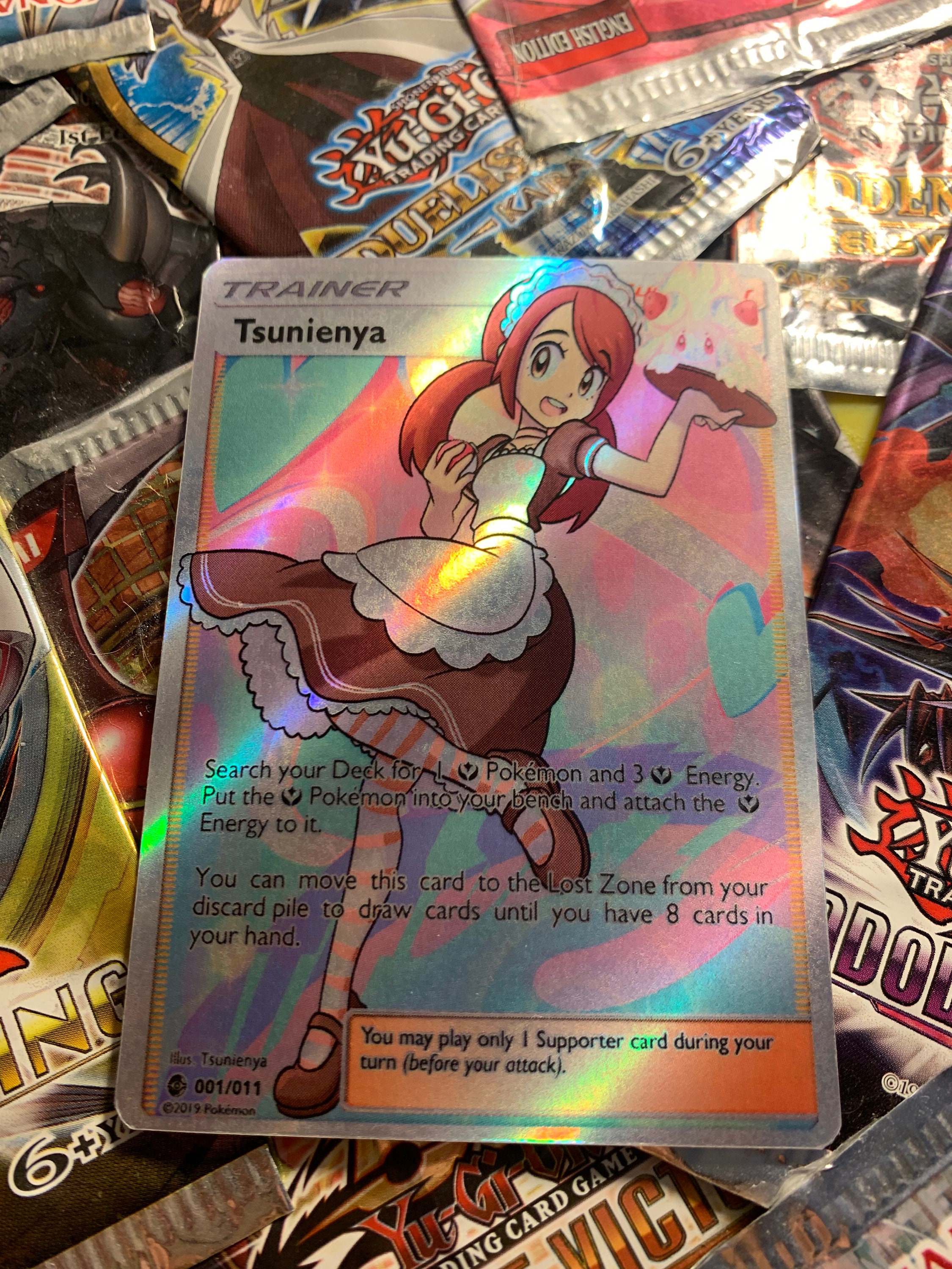 Orica Custom Trainer Full Art Card! Tsunienya! - Etsy
