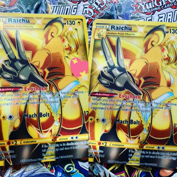 Custom Full Art Halloween Raichu! - Etsy