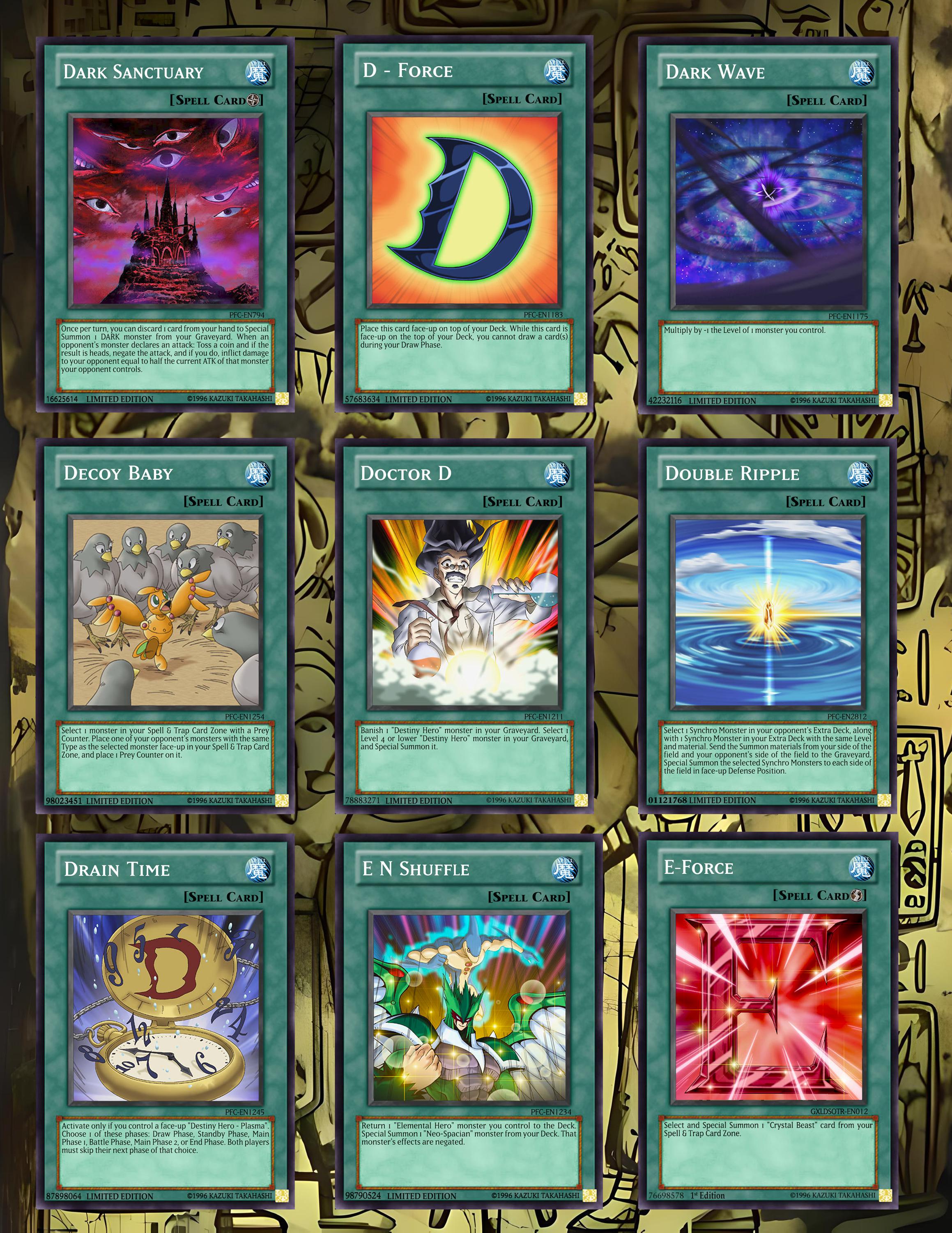 Orica Custom Spell Card! Choose Your Card! List 1 - Etsy