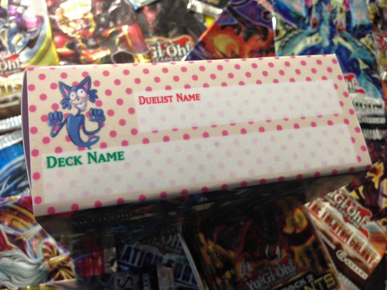 Yugioh Paper Deck Box Toon Monsters Deck Box Etsy