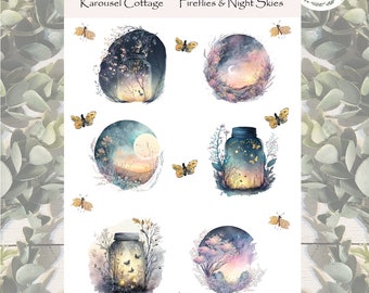 Journal stickers~Planner stickers~Whimsical Stickers~Junk Journal stickers~ Fun Stickers~ Kawaii stickers