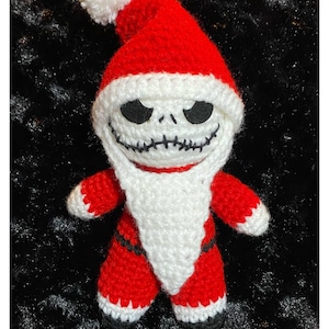 Handmade Crochet Amigurumi Jack Skellington