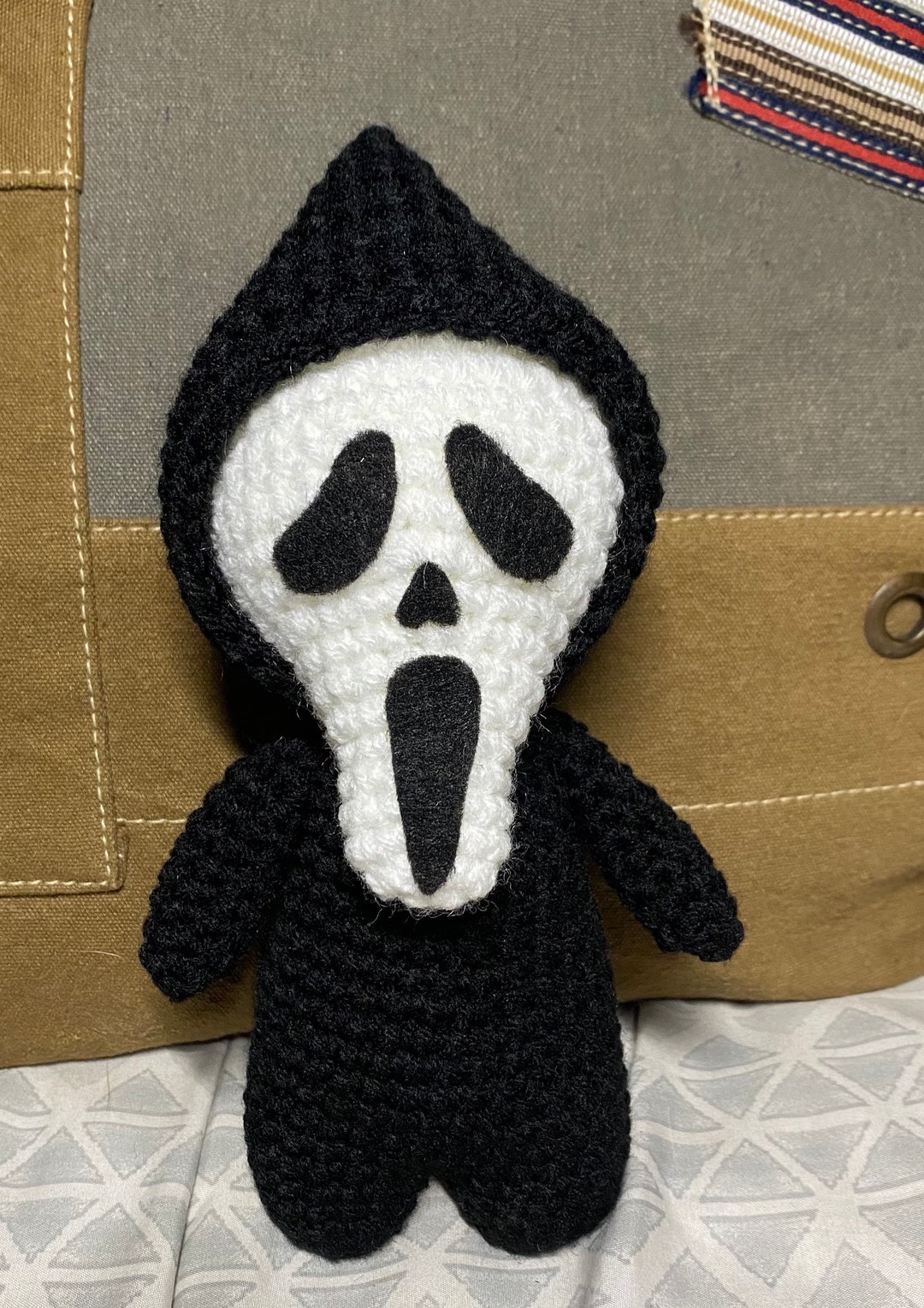 Handmade Crochet Amigurumi Ghostface Etsy