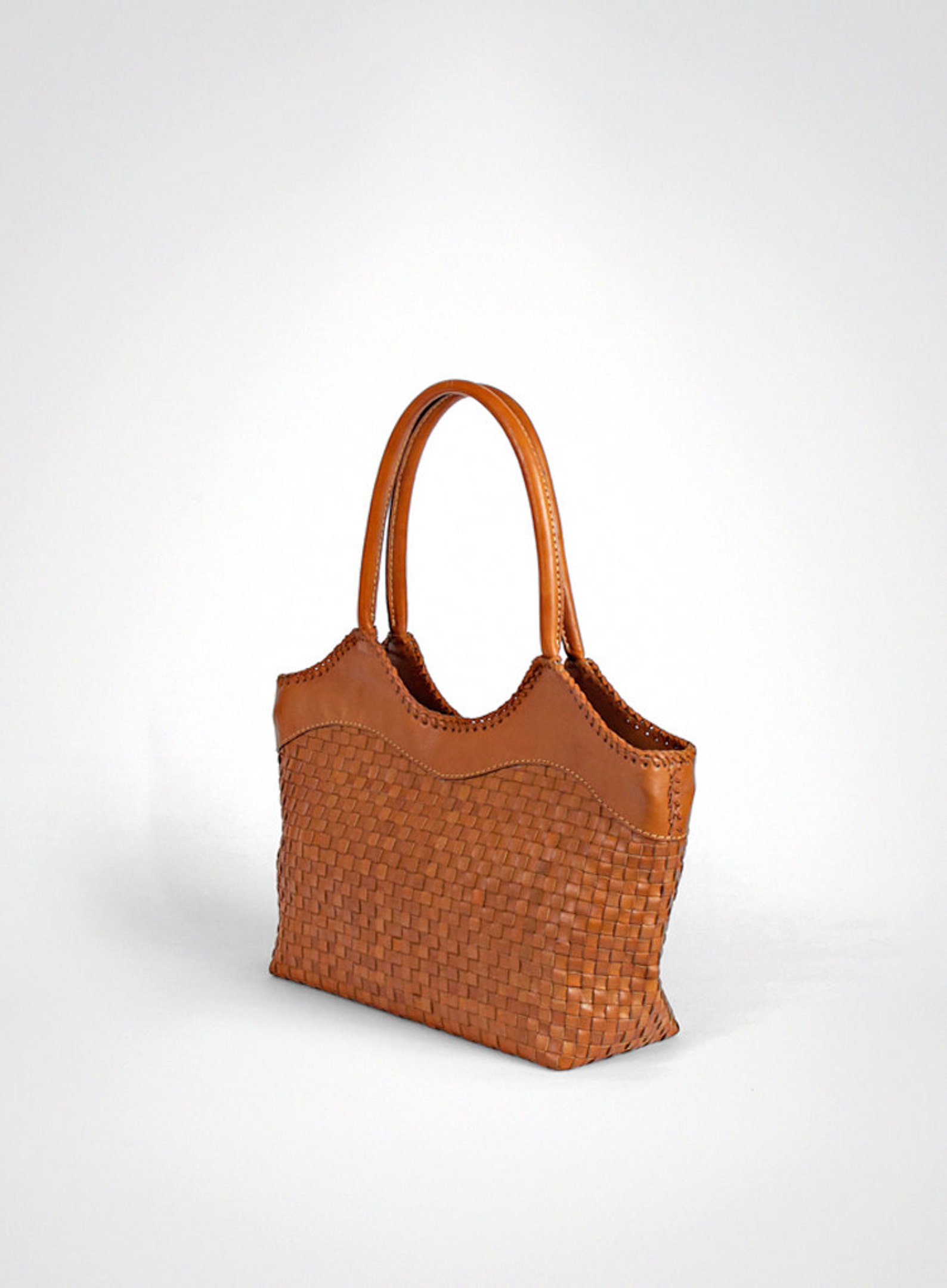 Leather Tote Leather Tote Zipper Leather Tote Bag Etsy