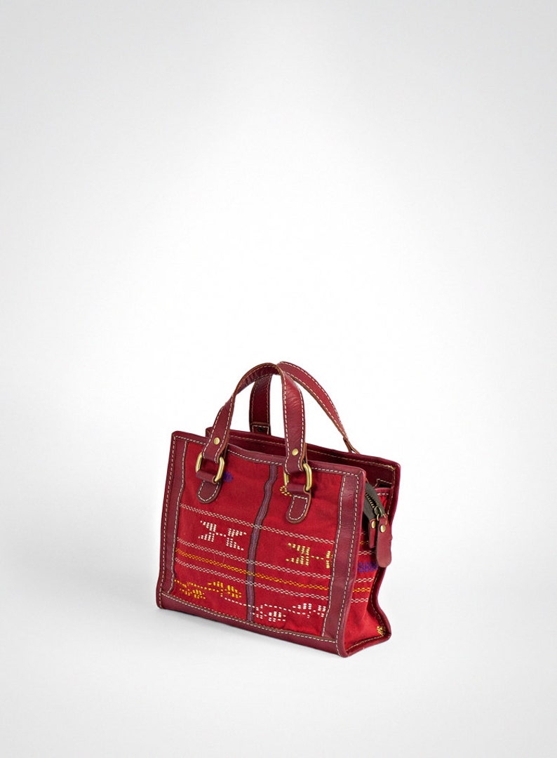 Leather Purse Organizer Insert Red Purse Insert Organizer Etsy