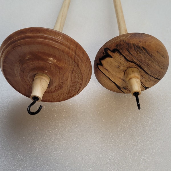 Top whorl Drop Spindle,handcrafted drop spindle,Spinning tools,Fiber tools, Fiber crafts,Maple whorl