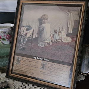 Antique Doll Lithograph - Etsy