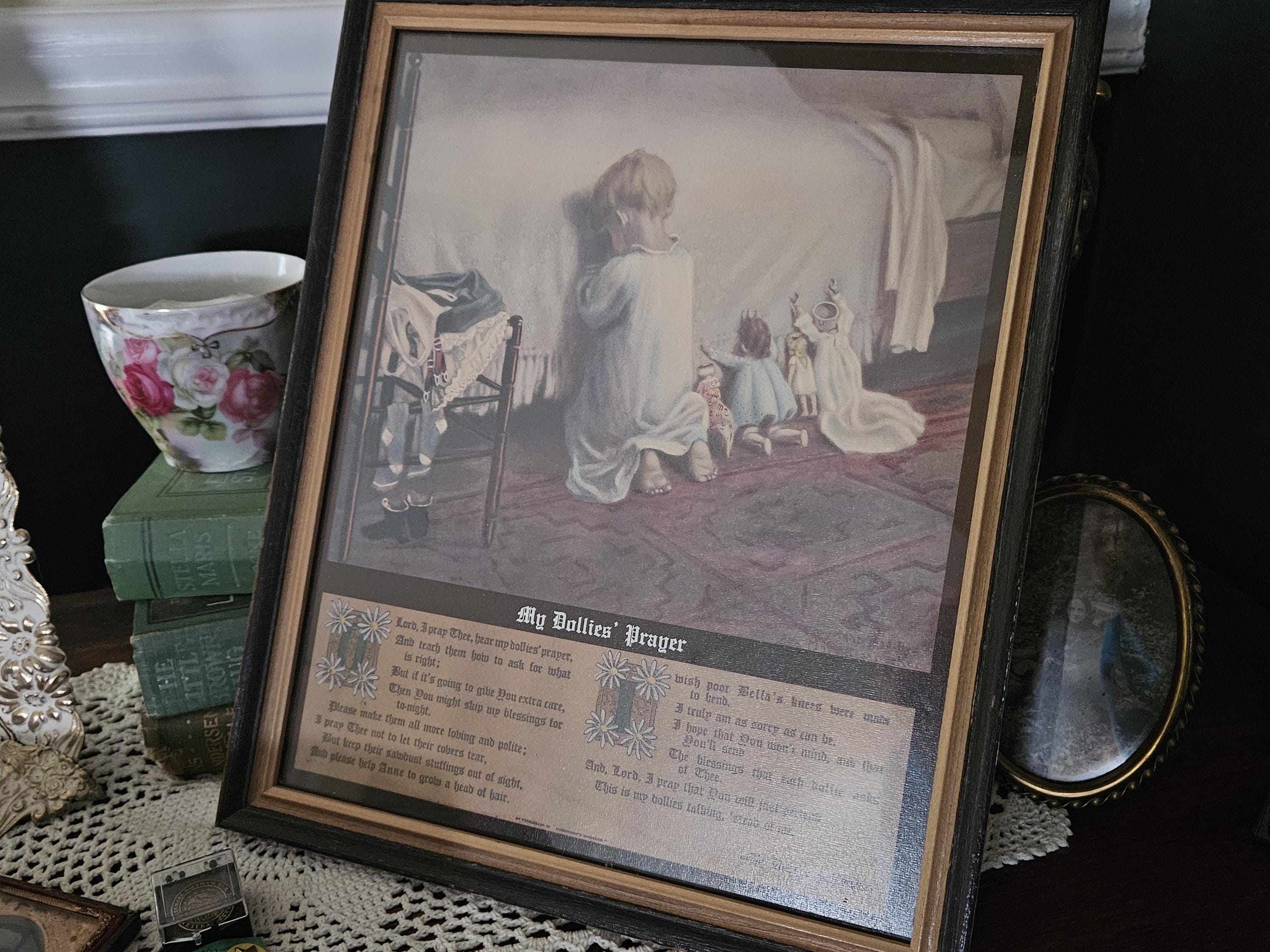 Antique Doll Lithograph - Etsy