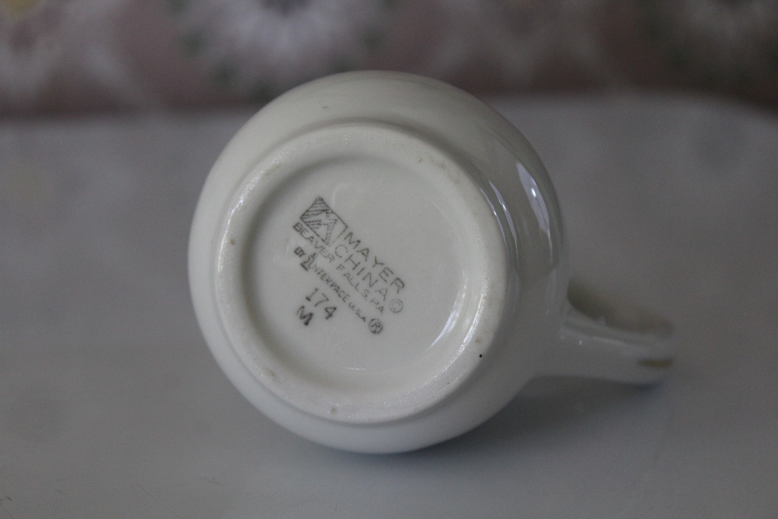 Porcelain Creamer Milk Jar Optima White 6.8 fl.oz/200 ml