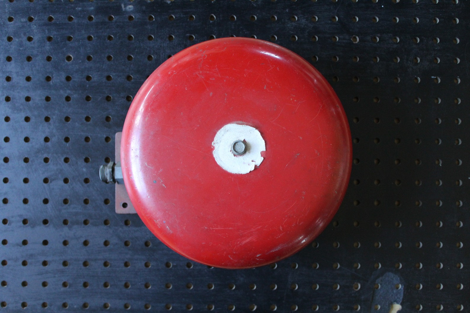 Vintage Large Red Alarm Bell Industrial Fire Alarm Bell Big Etsy