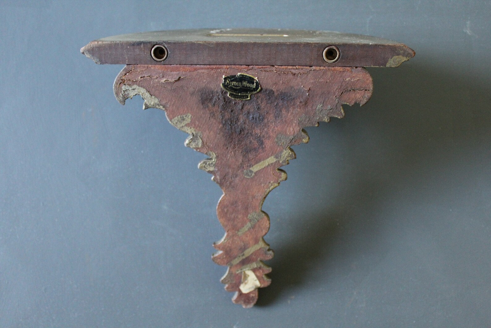 1960s Syroco Wood Wall Shelf Vintage Gold Syroco Wood Sconce Etsy