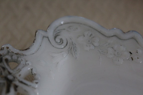 Antique Dithridge Pin Dish, Small Victorian Milk … - image 5