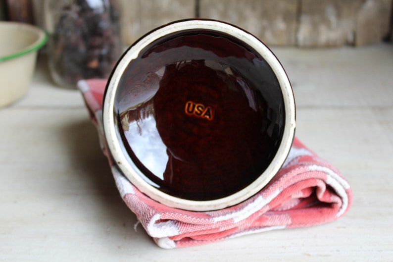 Vintage Brown Pottery Faux Coffee Pot Ceramic Liquor Etsy