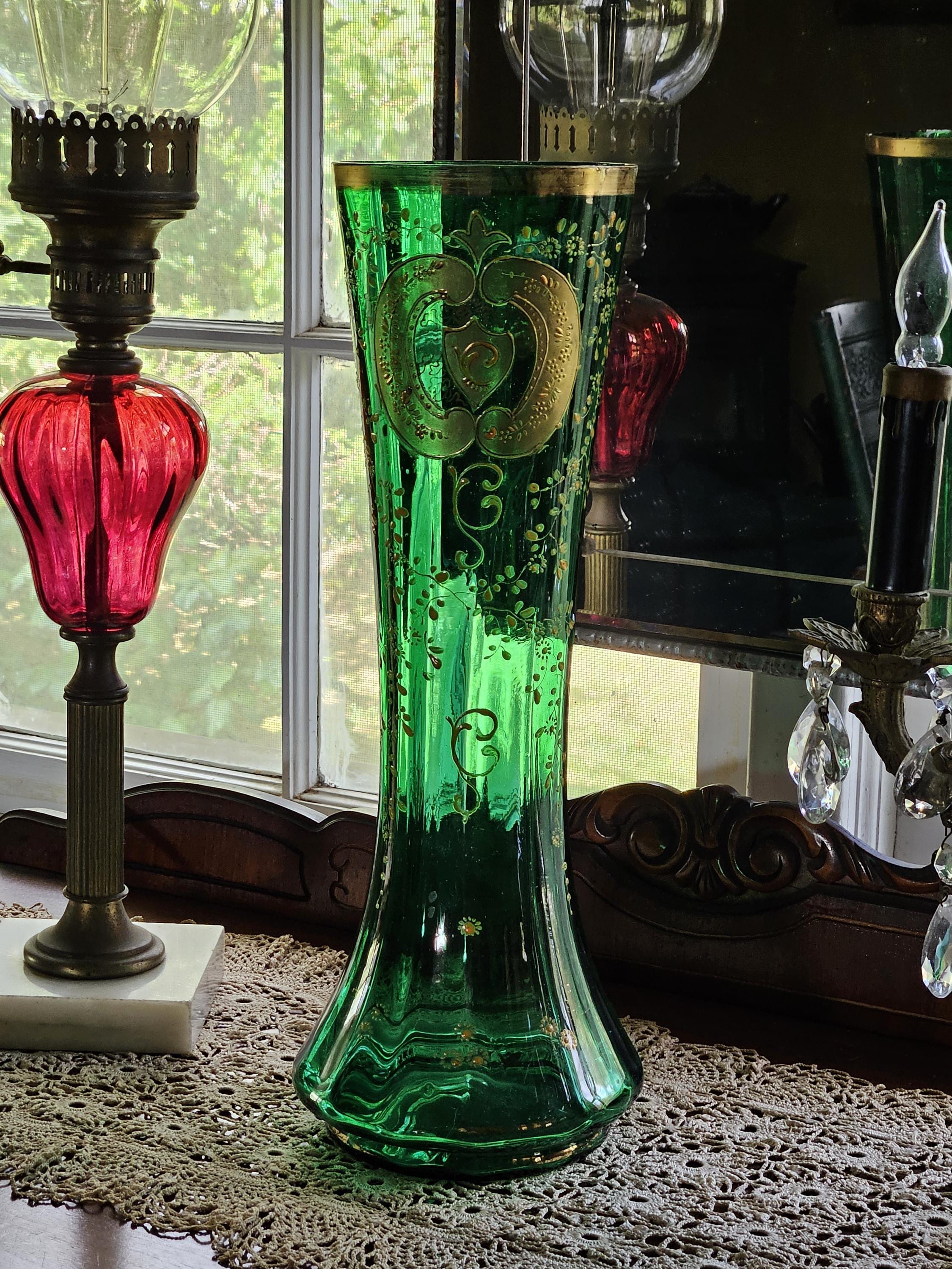 Antique Moser Glass - Etsy Antique Moser Glass - Etsy