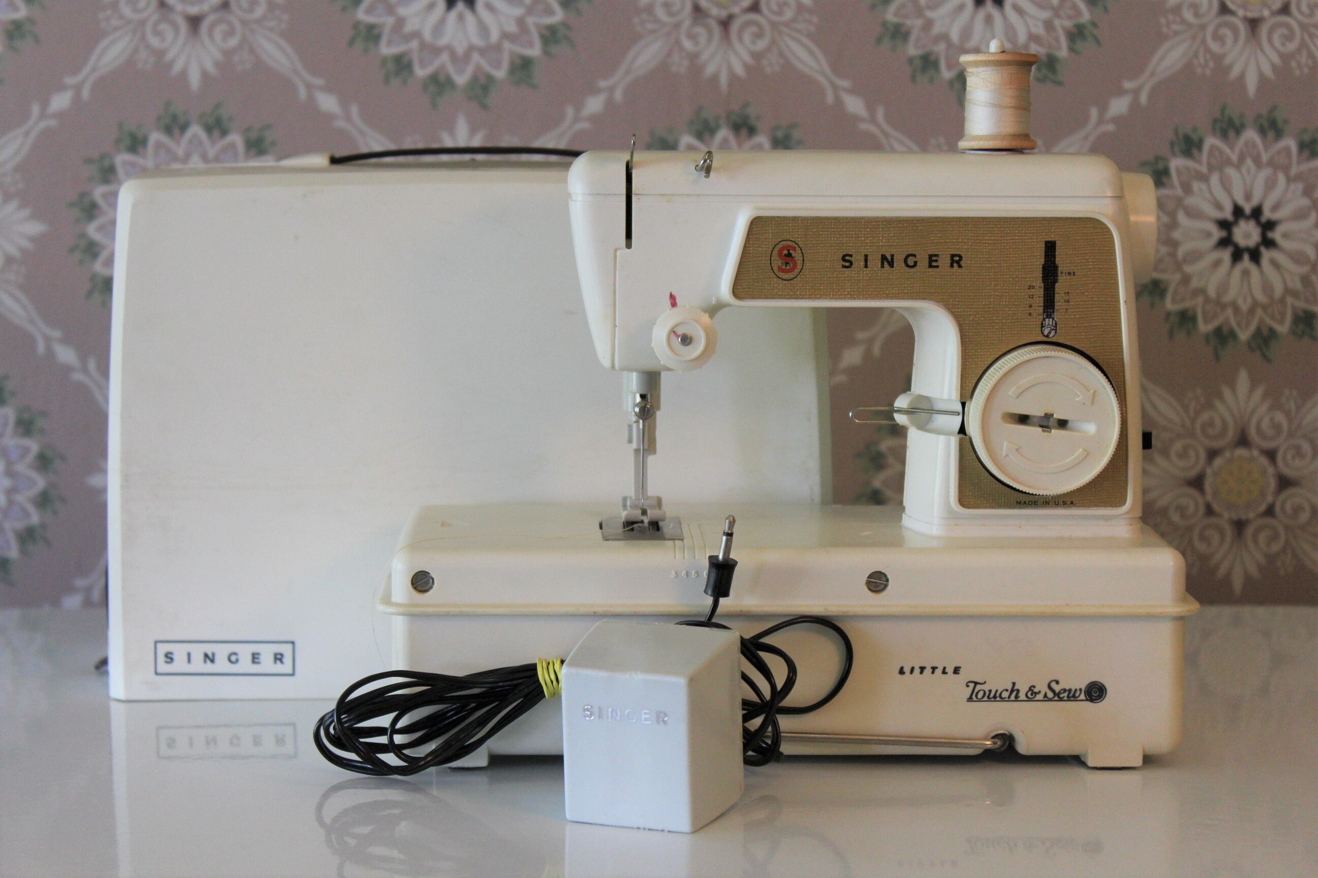 Buy Vintage 1960s Singer Little Touch & Sew Sewing Machine With Sewing  Table Small Portable Childs Vintage Sewing Machine With Works Online in  India 