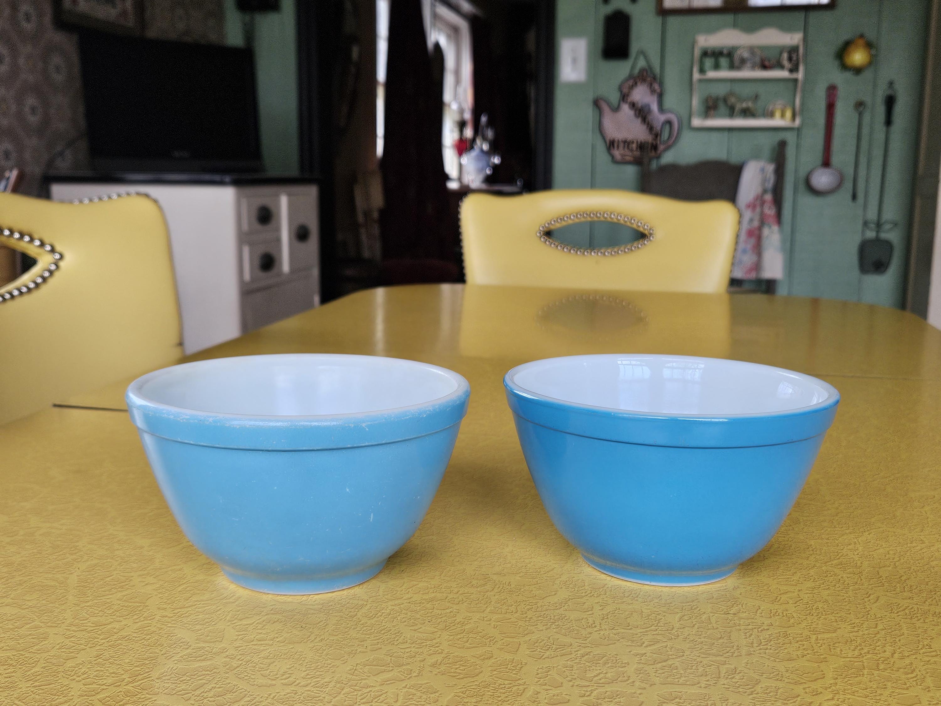 Blue Pyrex Bowl - Etsy