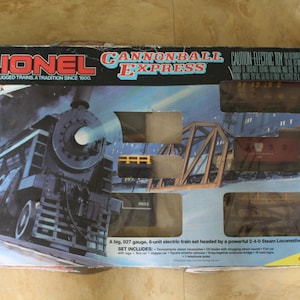Lionel cannonball express train set new arrivals