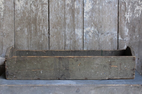 Authentic Wooden Chicken Feeder Vintage Long Wooden Trough Etsy