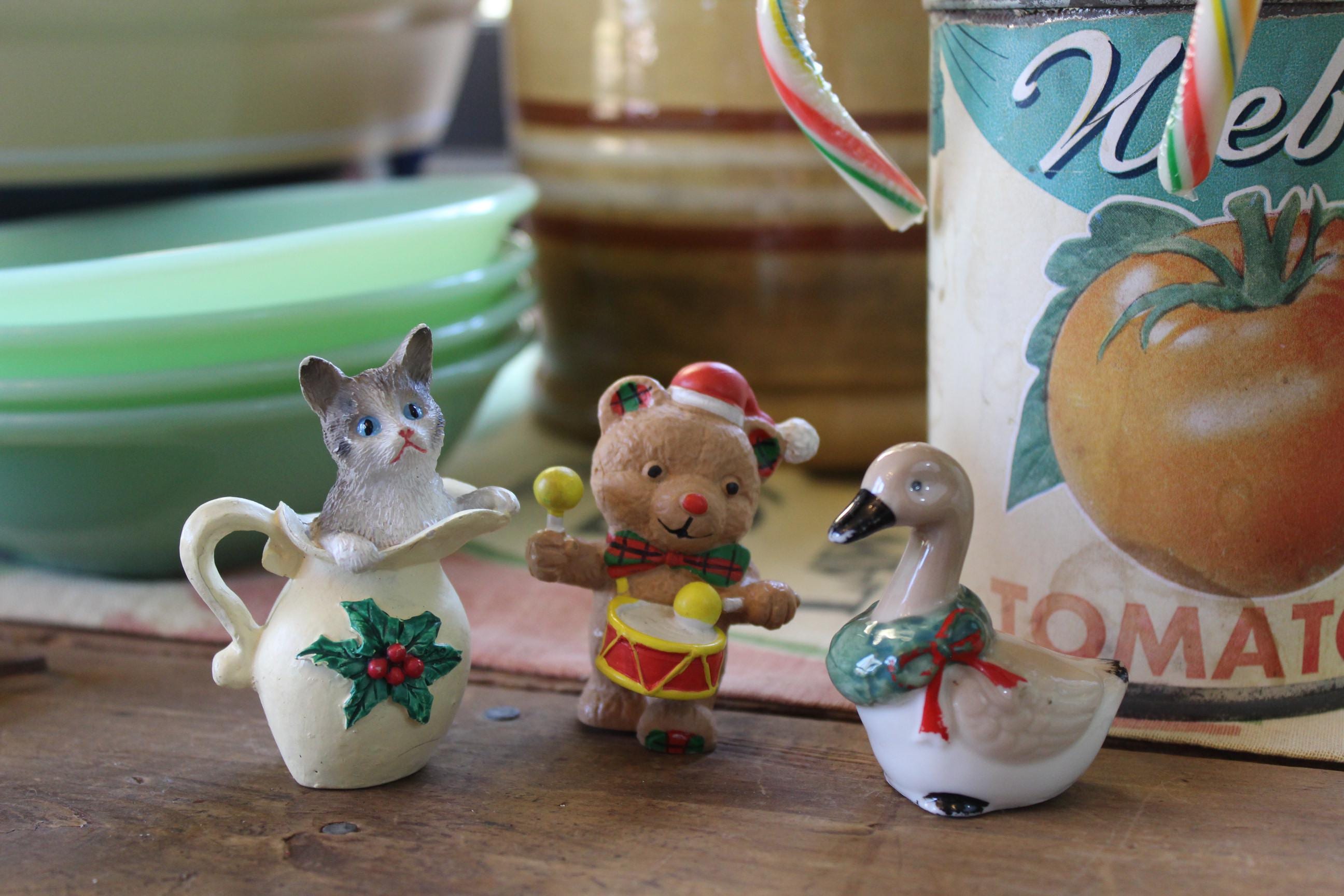 Miniature Vintage Goose Figurines - Etsy
