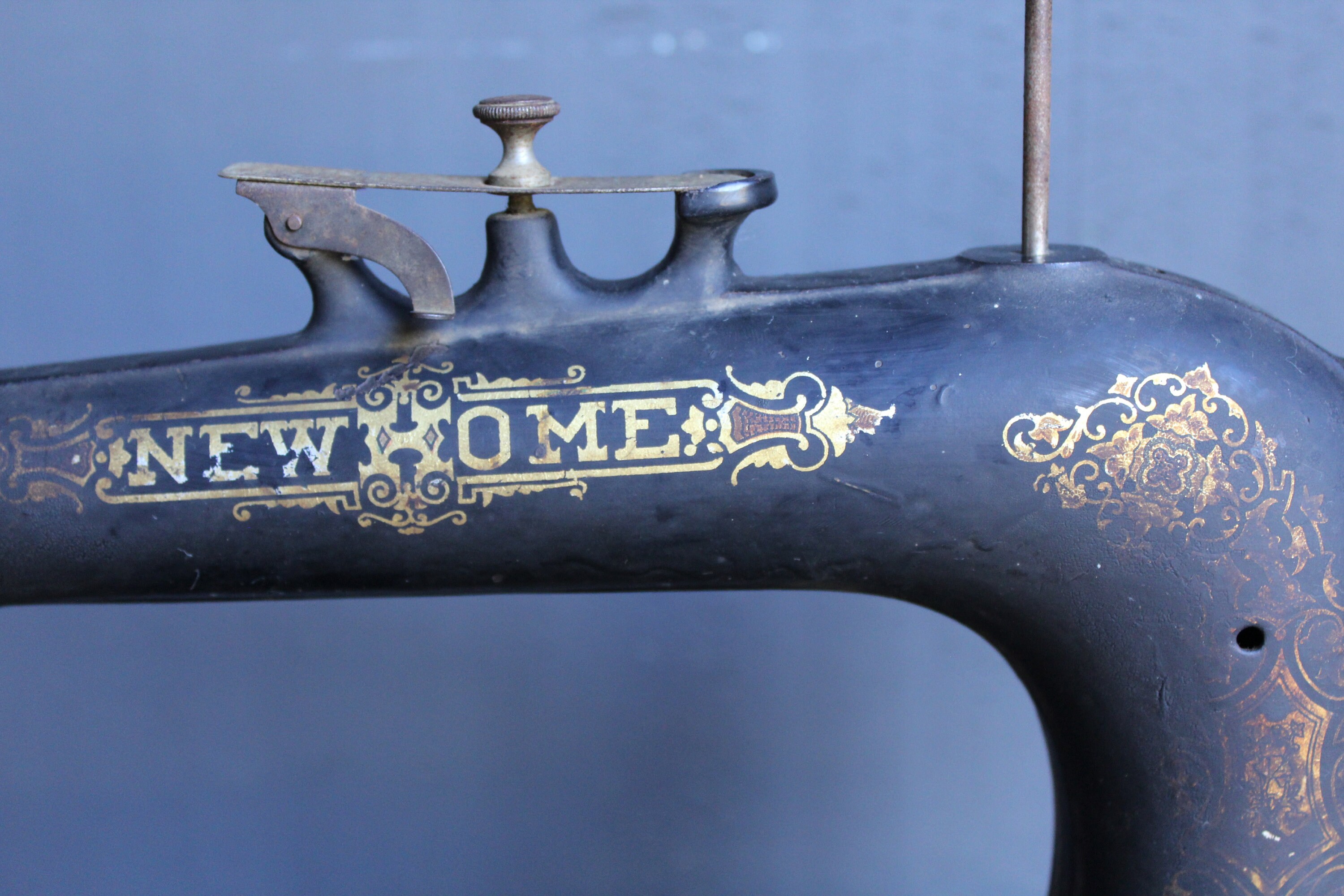 Antique Sewing Machine New Home Sewing Machine S.M. Black Etsy