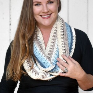 Infinity Scarf Crochet Pattern | Mandala Infinity Scarf | Crochet Infinity Scarf Pattern | Easy Crochet Pattern | Beginner Crochet Pattern
