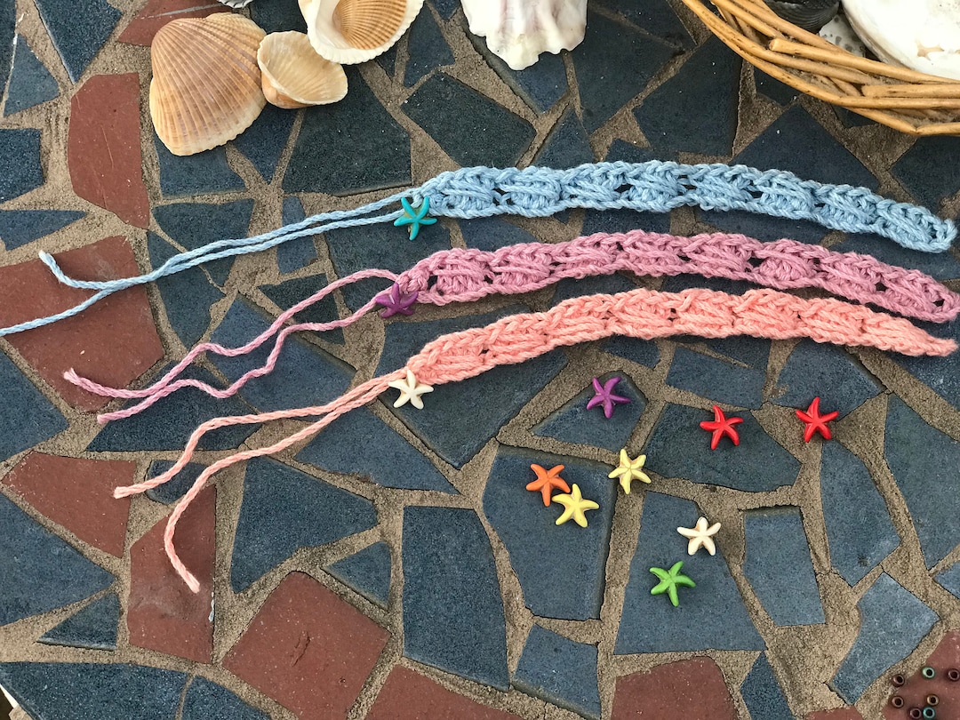 Easy Crochet Friendship Bracelet Pattern Beginner Crochet Pattern Etsy