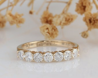 Moissanite Band Etsy