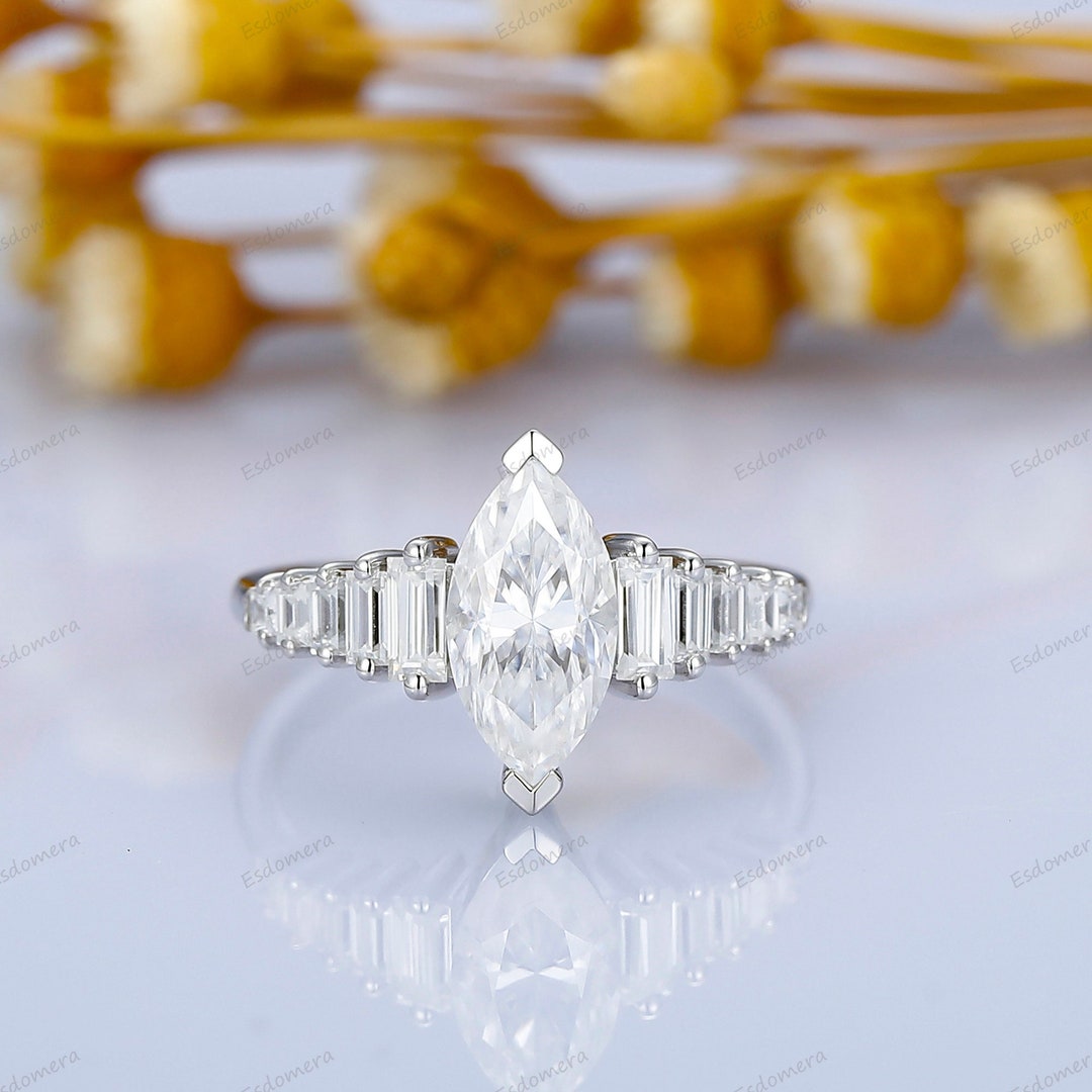 Moissanite Certifiée - 15 Carats - Couleur Noire - Neuf Sans Emballage