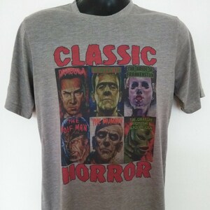 CLASSIC HORROR T-SHIRT, Cool Vintage Horror, - Etsy